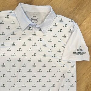 Men’s Chaparral Golf AOP Polo Performance Shirt L (print On Sleeve)